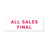 ALLE VERKOOPSLOTSE Zelf-inkt Zelf ROOD Zelfinktende Stempel (Design)