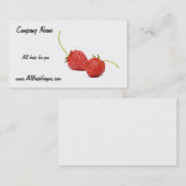 Alle vers voor u Visitekaartje met verse riem (Voorkant / Achterkant)