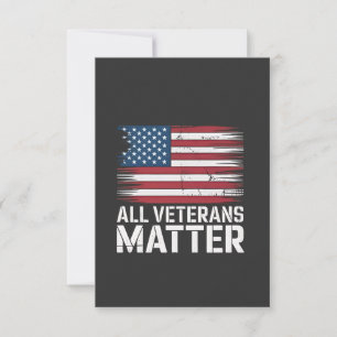 Alle Veteran Matter Amerikaanse 4 juli Patriottisc Bedankkaart