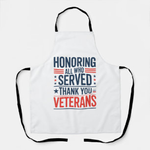 Alle veteranen bedankt Veteranendag Schort