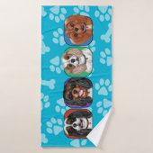 Alle vier Cavalier King Charles, Cute   Badhanddoek (Badhanddoek)