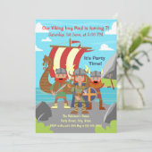 Alle Vikingkinderen worden uitgenodigd voor een ve Kaart (Staand voorkant)