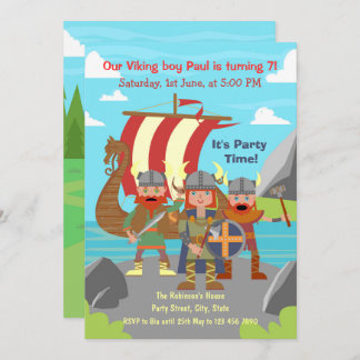 Alle Vikingkinderen worden uitgenodigd voor een ve Kaart