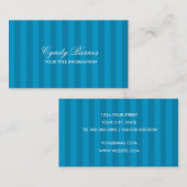 Alle Visitekaartjes in kleurstripe vorm (Voorkant / Achterkant)