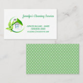 Alle Visitekaartjes voor natuurlijke reiniging (Voorkant / Achterkant)