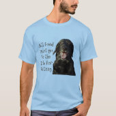 Alle voedsel moet naar het lab gaan voor het teste t-shirt (Voorkant)