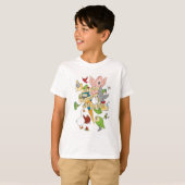 Alle vogels rondstrooien t-shirt (Voorkant volledig)