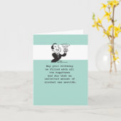 Alle vreugde & geluk die Alcohol kan bieden Kaart (Gele Bloem)