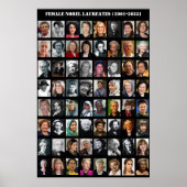 Alle Vrouw Nobelprijswinnaars van 1901-2023 Poster (Voorkant)