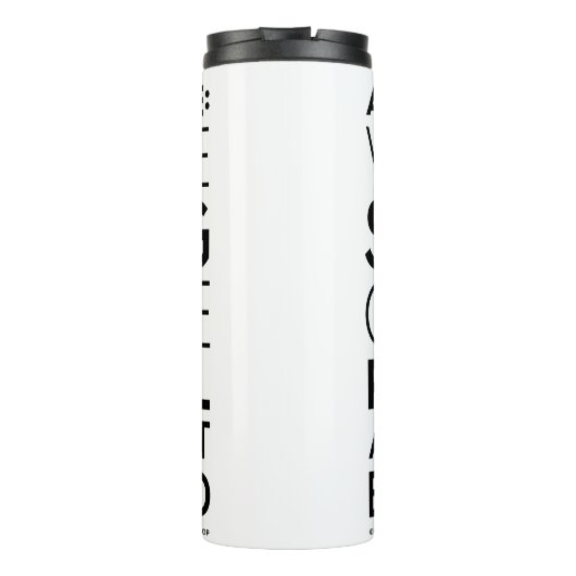 Alle vrouwen zijn trommel thermosbeker (Achterkant)