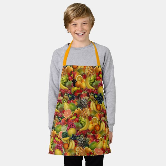 Alle vruchten schort (Gedragen)