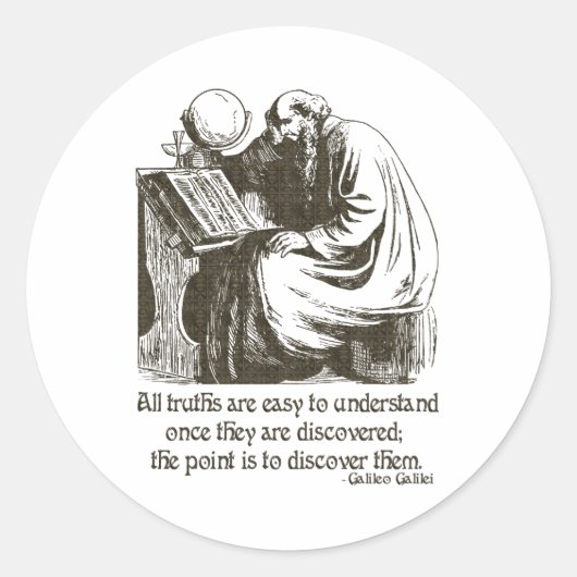 Alle Waarheden Ronde Sticker (Voorkant)