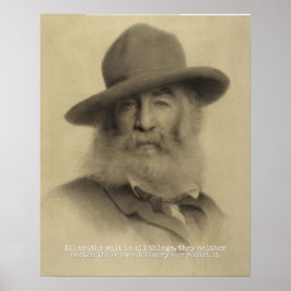 Alle waarheden wachten in alle dingen Inspirerend Poster