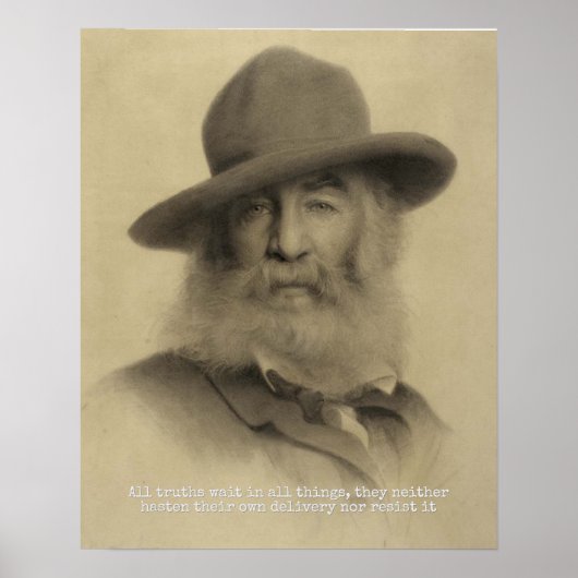 Alle waarheden wachten in alle dingen Inspirerend  Poster (Voorkant)