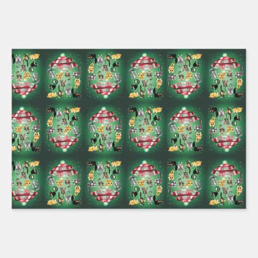 ALLE WARME & FUZZIES van Jeff Willis Art Inpakpapier Vel (Voorkant 3)