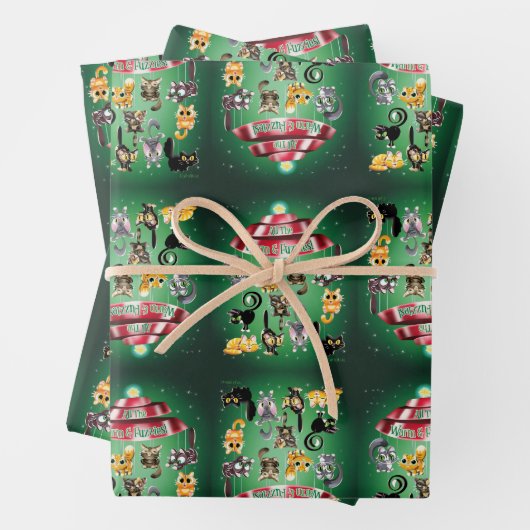 ALLE WARME & FUZZIES van Jeff Willis Art Inpakpapier Vel (In situ)