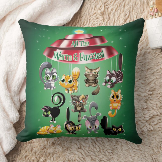 ALLE WARME & FUZZIES van Jeff Willis Art Kussen (Deken)