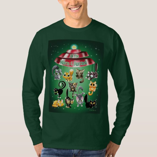 ALLE WARME & FUZZIES van Jeff Willis Art T-shirt (Voorkant)
