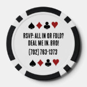 Alle weddenschappen uit: Brocation Bachelor Party Poker Chips (Achterkant)