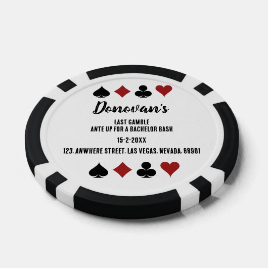 Alle weddenschappen uit: Brocation Bachelor Party Poker Chips (Enkel)