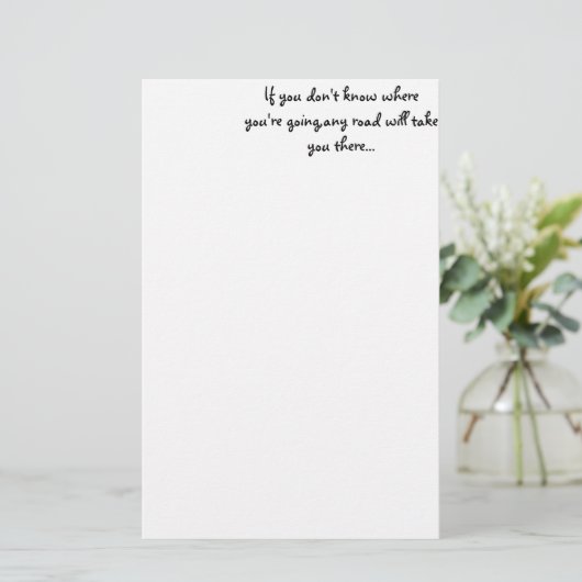 Alle wegbenodigdheden briefpapier (Staand voorkant)