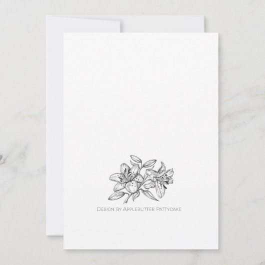 Alle wegen die naar jou zijn geleid, zijn uitgenod aankondiging (Achterkant)