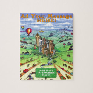 Alle wegen leiden naar Atlanta Georgia Legpuzzel