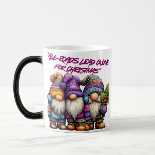 Alle wegen leiden naar Gnome met Kerstmis Magische Mok