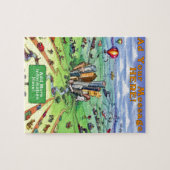 Alle wegen leiden naar Houston Texas Legpuzzel (Horizontaal)