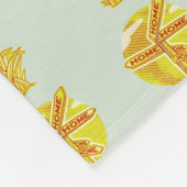 Alle wegen leiden naar huis fleece deken (Hoek)