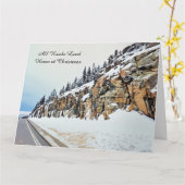 Alle wegen leiden naar huis met Kerstmis - No.1 Kaart (Gele Bloem)