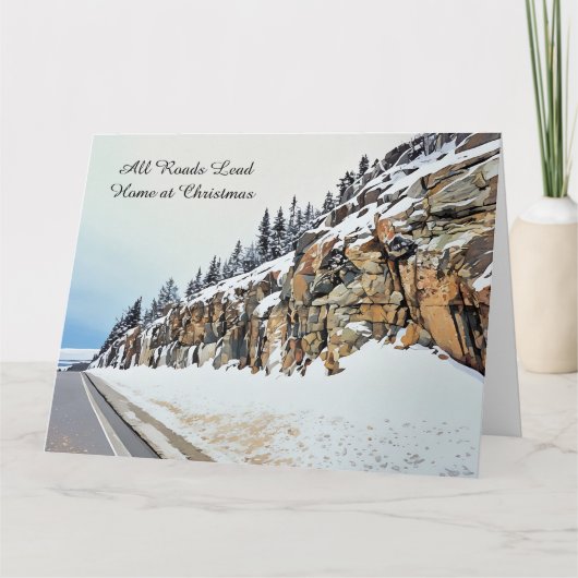 Alle wegen leiden naar huis met Kerstmis - No.1 Kaart (Voorkant)
