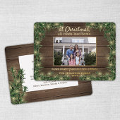 Alle wegen leiden naar huis Nieuw adres 1 Foto Ker Folie Feestdagenkaart