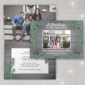 Alle wegen leiden naar huis Nieuw adres Xmas Foto  Feestdagen Kaart