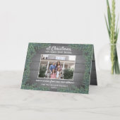 Alle wegen leiden naar huis Nieuw adres Xmas Foto  Feestdagen Kaart (Voorkant)