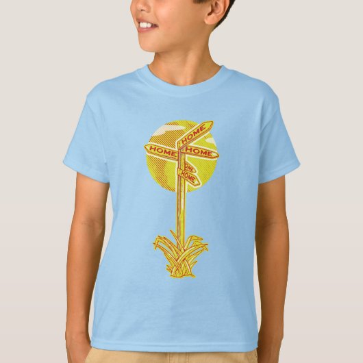 Alle wegen leiden naar huis t-shirt (Voorkant)