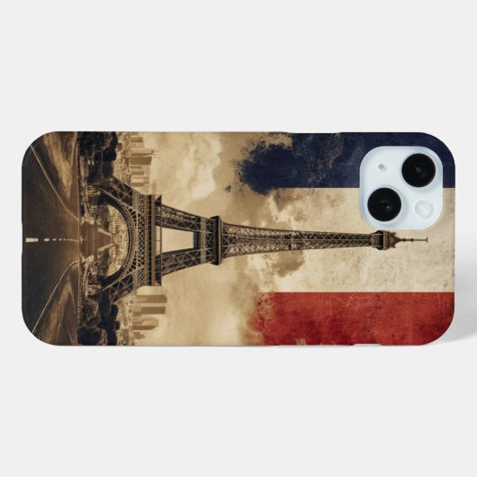 Alle wegen leiden naar Parijs Case-Mate iPhone Case (Achterkant (horizontaal))