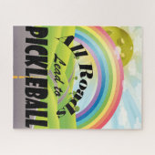 Alle wegen leiden naar Pickleball Legpuzzel (Horizontaal)