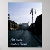 Alle wegen leiden naar Rome Poster (Voorkant)