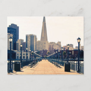 Alle wegen leiden tot piramide. briefkaart