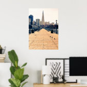 Alle wegen leiden tot piramide. poster (Thuiskantoor)