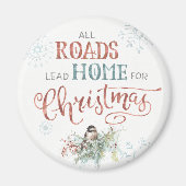 Alle wegen leiden voor Kerstmis naar huis Magneet (Voorkant)