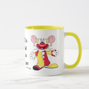 Alle Wereld Houdt van een Clown Keramische Mok