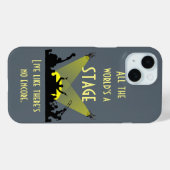 Alle wereld is een podium Inspirerende quote Case-Mate iPhone Case (Achterkant (horizontaal))