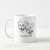 alle werelden een podium koffiemok (Links)