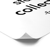 Alle wetenschap is natuurkunde of postzegelverzame poster (Hoek)