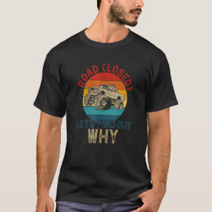 Alle wielaandrijving van de weg Auto  Retro 70s 80 T-shirt