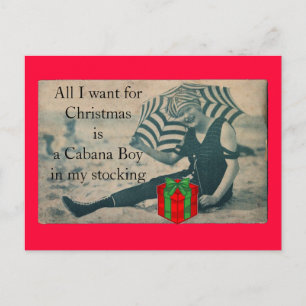 Alle wil ik voor Kerstmis/Cabana het briefkaart