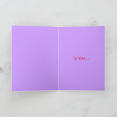 Alle wil ik voor Kerstmis… Feestdagen Kaart (Binnen)