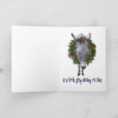 ALLE WIL IK VOOR KERSTMIS FEESTDAGEN KAART (Binnen)